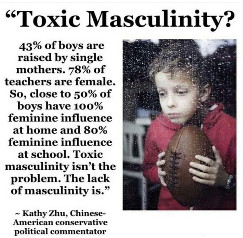 Toxic masculinity isn't the problem